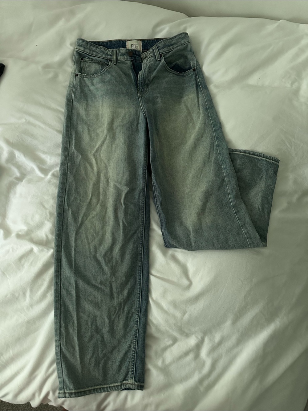 Boss Women's Light Wash Straight-Leg Jeans - Light Blue